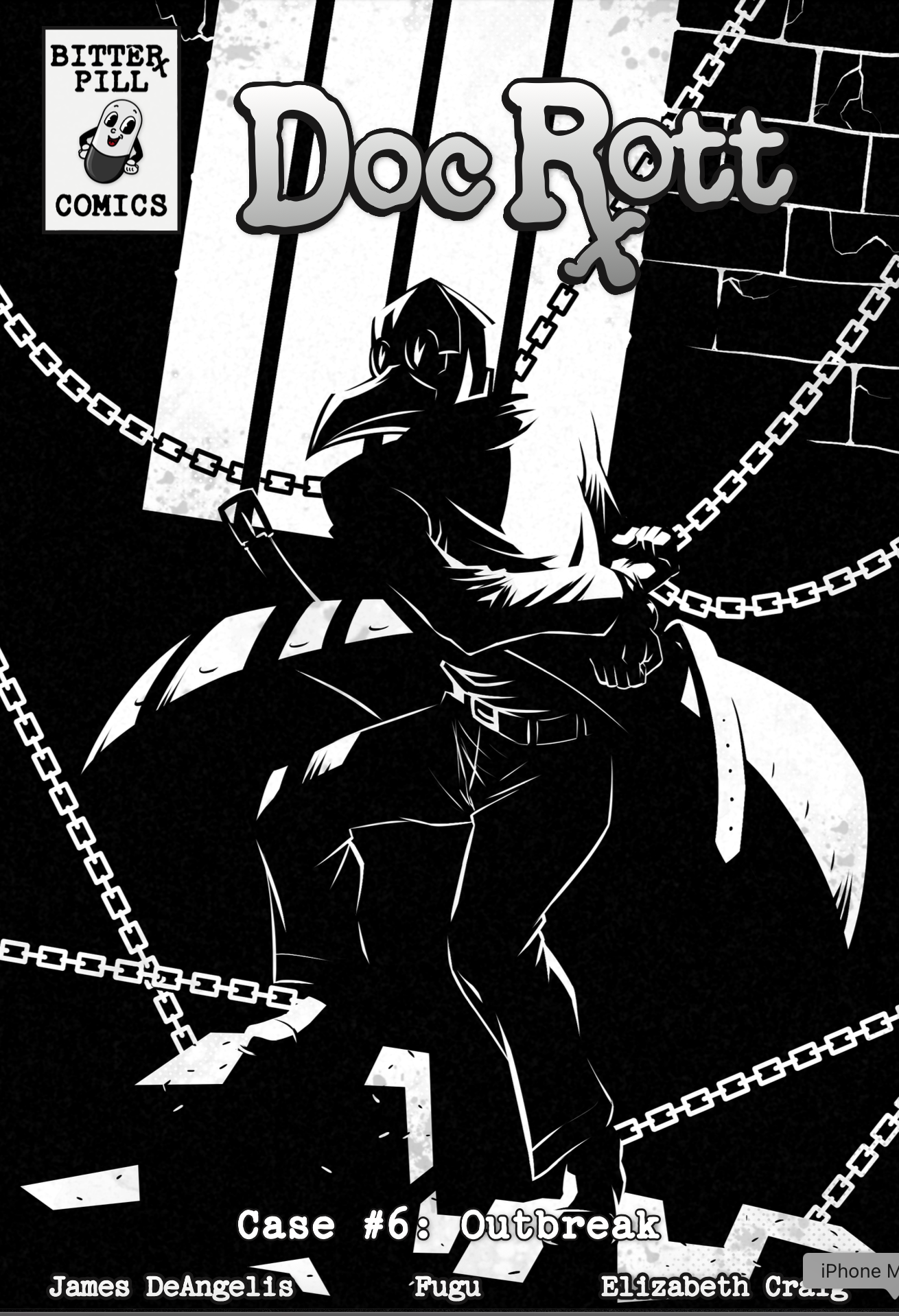 Doc Rott #6 - Black and White Variant